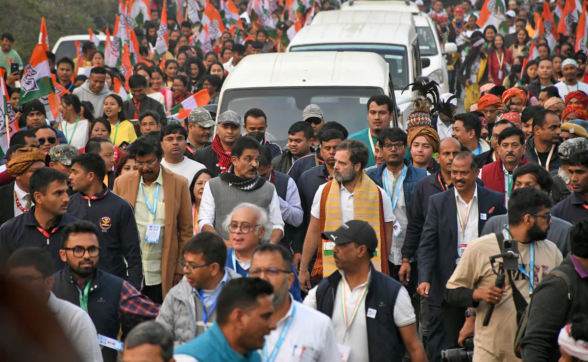 Rahul Gandhi’s Yatra Faces Resistance as it Re-Enters Assam