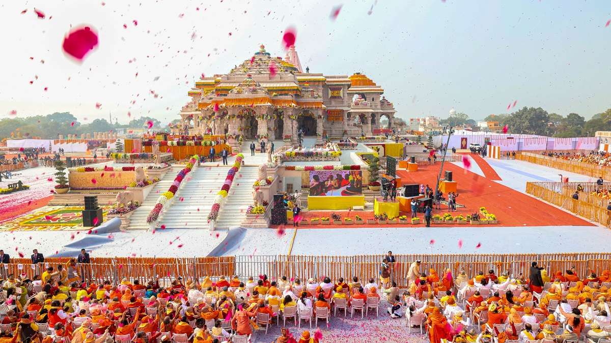 Over 5 lakh Devotees Converge at Ram Temple in Ayodhya; CM Yogi Urges Continued Patience