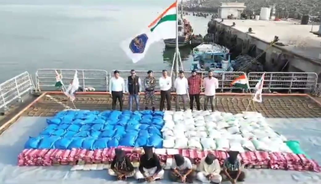 Navy and NCB’s Joint Operation Yields Record-breaking Drug Seizure off Gujarat Coast