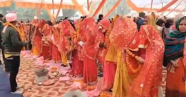 Mass marriage fraud exposed in UP: No groom, brides seen garlanding themselves; 15 arrested