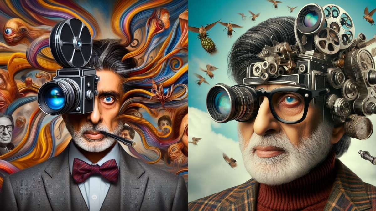 Amitabh Bachchan drops ‘Self-Made’ AI images to mark 55-year journey in Bollywood Cinema. See