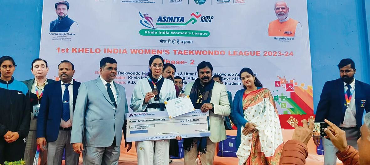 Karnal Girl gets Gold at 1st Khelo India Women’s Taekwondo League Phase 2
