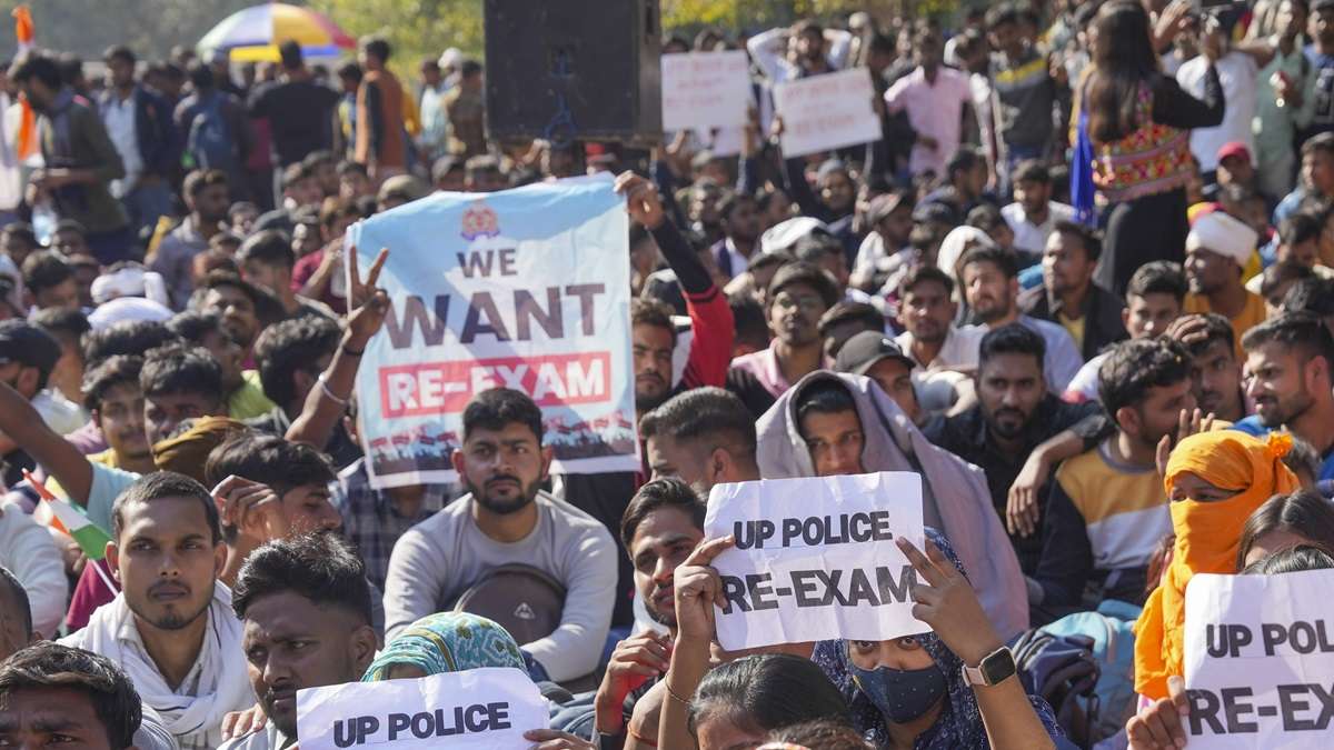 UP Police Constable exam 2024 cancelled amid aspirants protest over paper leak; re-exam in 6 months
