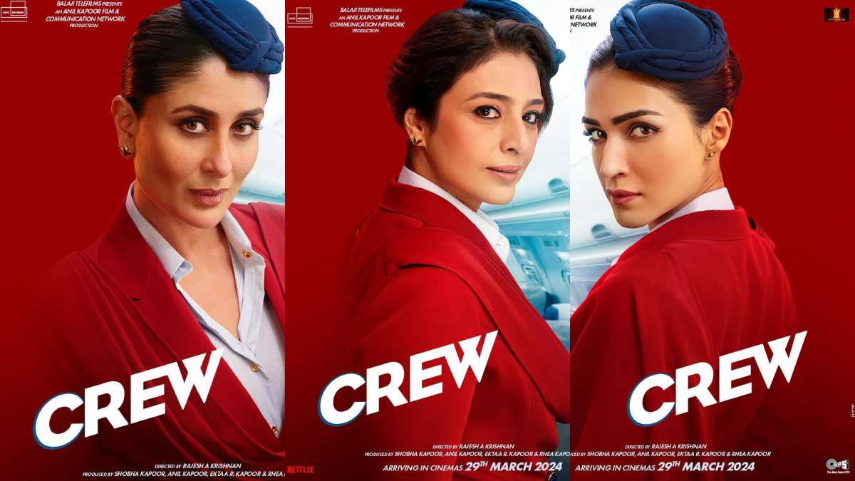 Tabu, Kareena Kapoor, and Kriti Sanon’s ‘Crew’ Unveils Stunning First Look Release