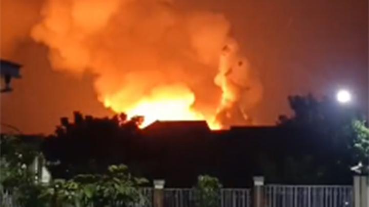 Explosions hits Indonesian ammunition depot near Jakarta prompt swift evacuation; No casualties