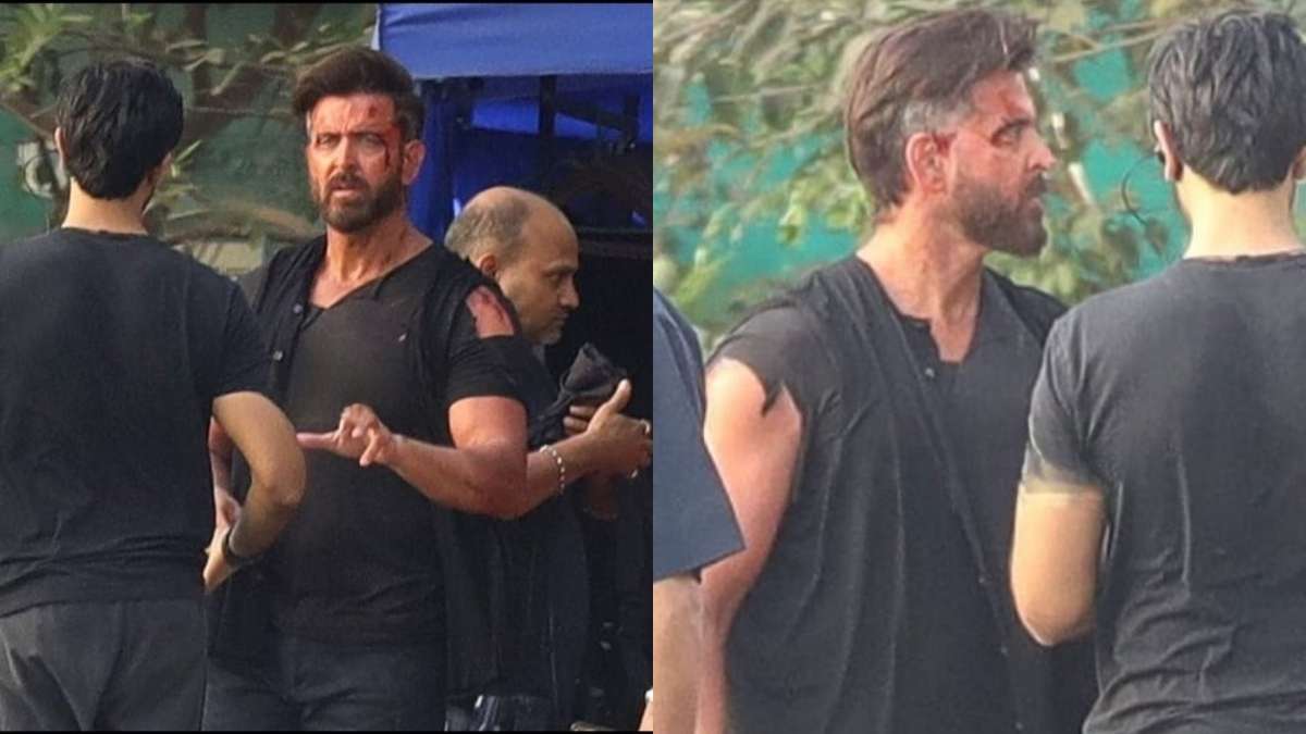 Action star Hrithik Roshan’s bloodied look from War 2 leaked online from Siddharth Anand’s set