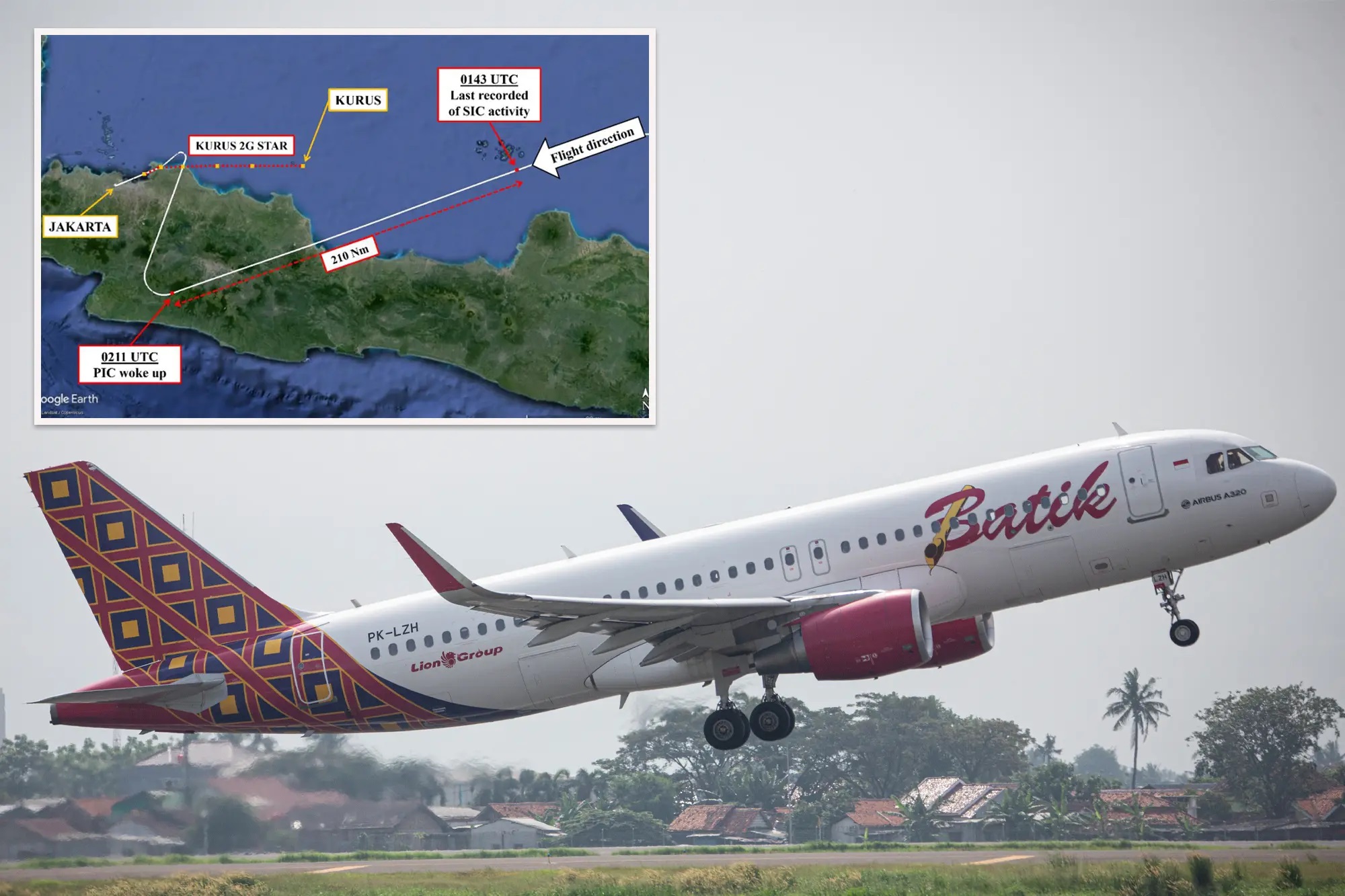Batik Air Incident: Plane goes astray in Indonesia after both pilots fell asleep for 28 minutes