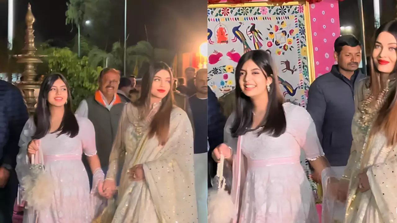 Aaradhya Bachchan Unveils Stylish Makeover at Ambanis’ Pre-Wedding Bash, Internet Applauds
