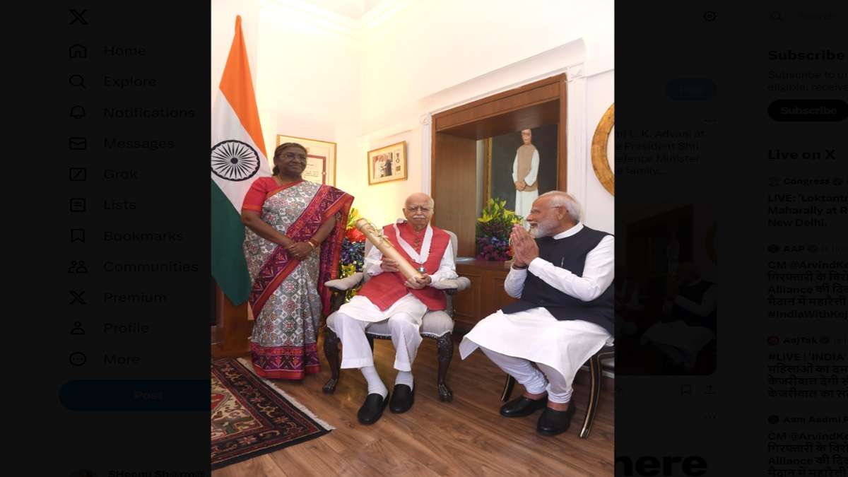 Bharat Ratna 2024: LK Advani Honored with India’s Highest Civilian Award at Delhi Residence
