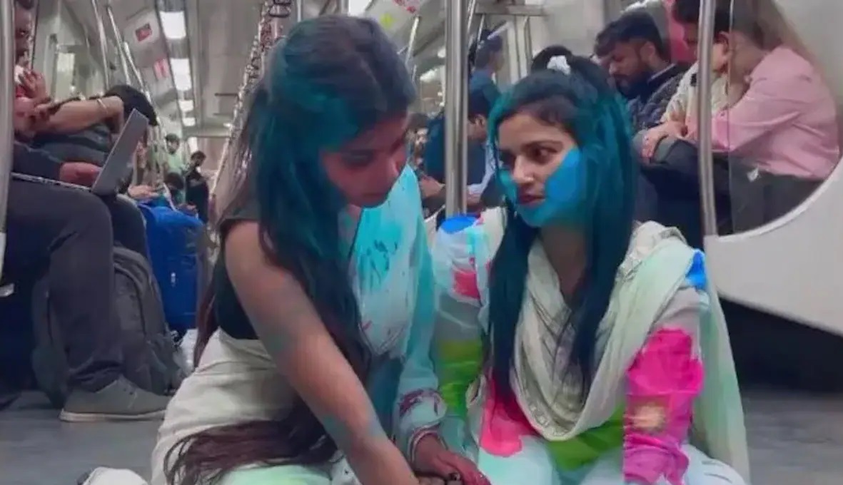 Video showing provocative behaviour of 2 women in Delhi Metro sparks debate on social media
