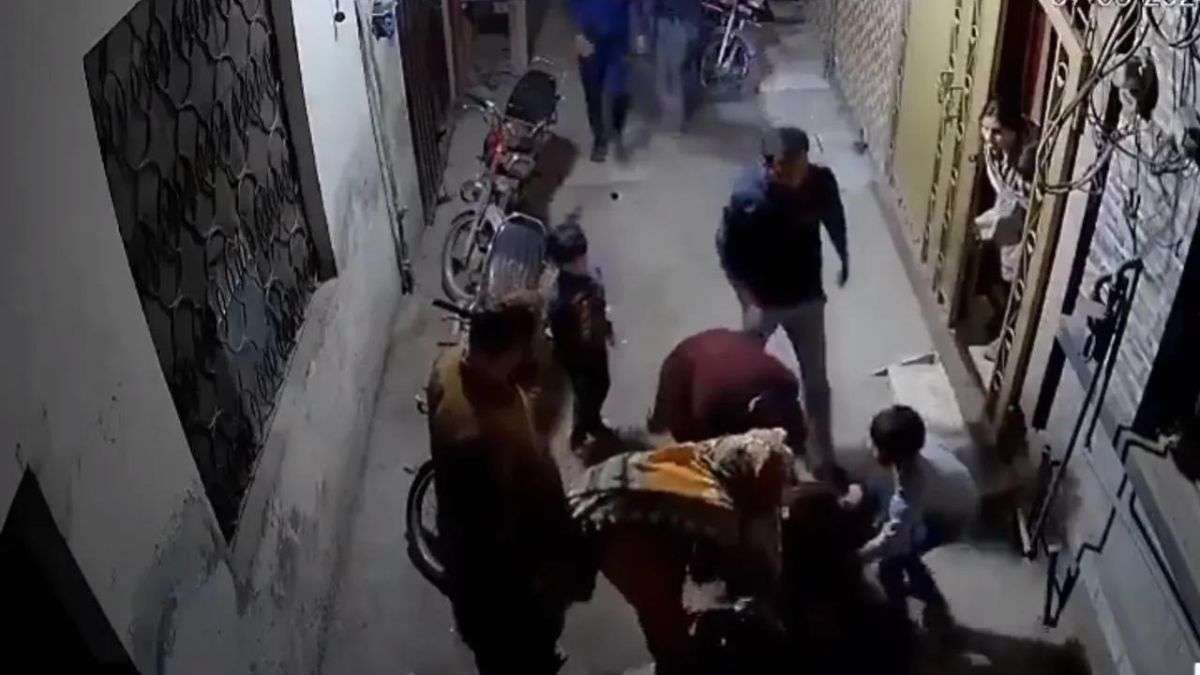 Caught on CCTV: Lahore woman pushed off building over low-spiced chicken; Husband, in-laws arrested