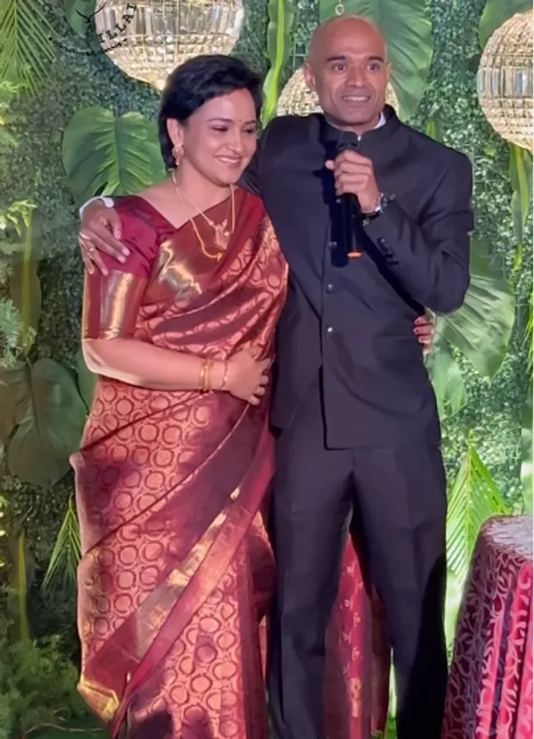 Lena and Gaganyaan Astronaut Balakrishnan Nair’s Adorable Wedding Reception Video Goes Viral