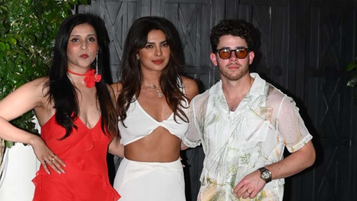 Priyanka Chopra, Nick Jonas grace Mannara Chopra’s birthday bash in Mumbai | See pics and video
