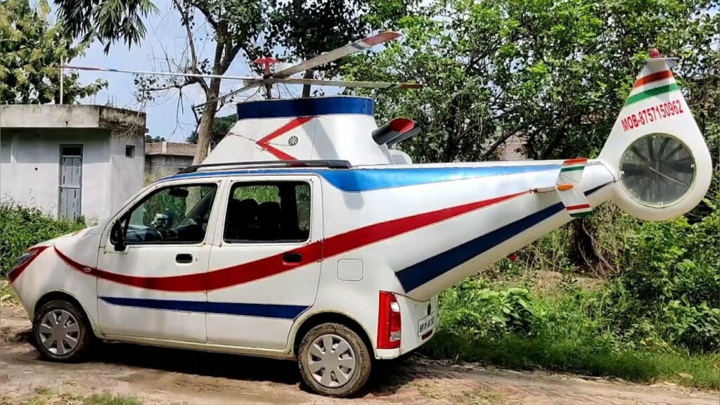 Two brothers from UP modifies old Maruti Suzuki Wagon R into chopper, cops seize vehicle