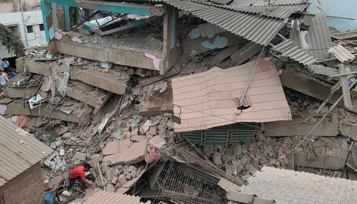 Nine dead, 2 injured in three-story building collapse tragedy in Pakistan