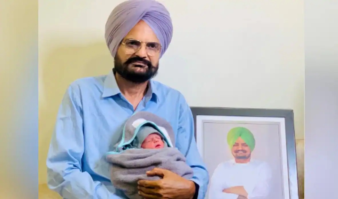Sidhu Moose Wala’s Parents blessed with baby boy, Father Balkaur Singh shares photo