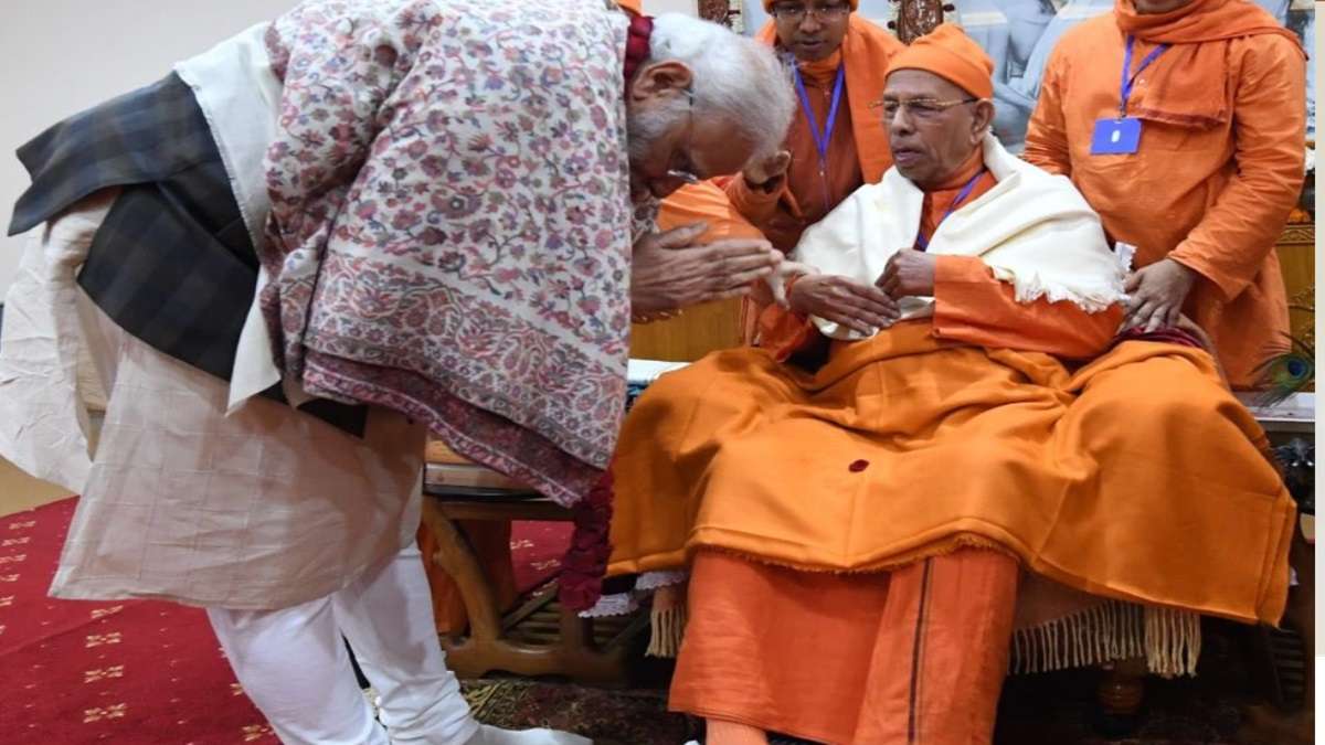 Ramakrishna Math & Mission president Swami Smaranananda Maharaj dies at 95; PM condoles demise