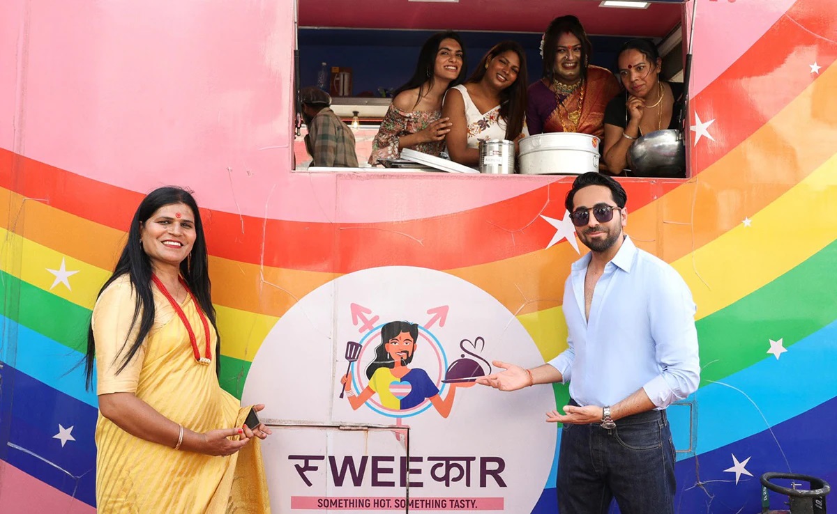 Bollywood actor Ayushmann Khurrana launches food truck For Chandigarh transgender Community