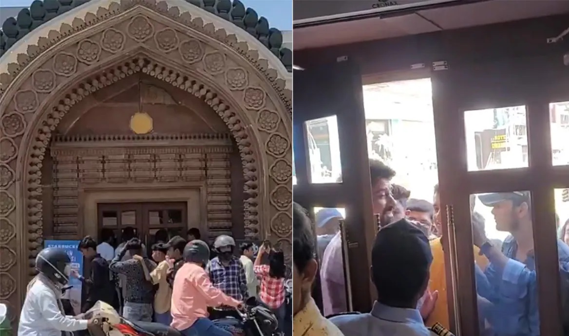 Video: Starbucks in Varanasi defies pessimism by attracting huge crowds since its first launch