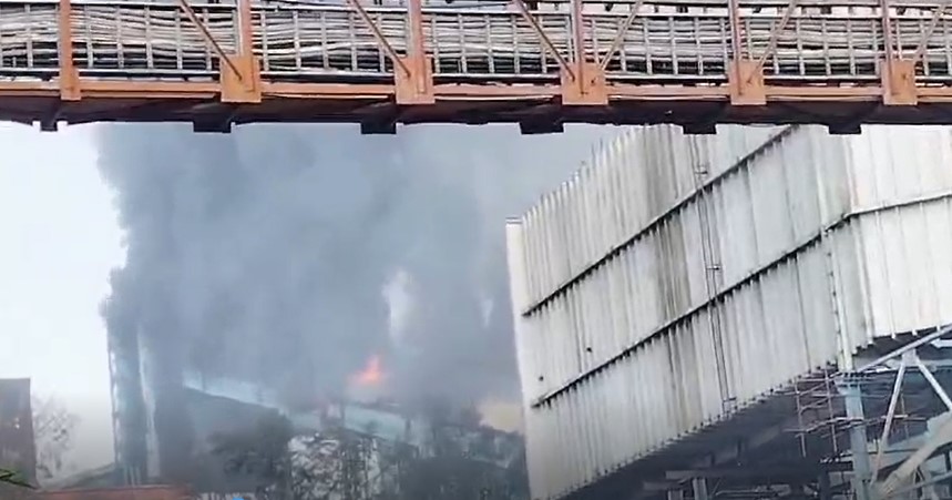 Odisha: A massive fire breaks out at NTPC Kaniha power plant in Angul district