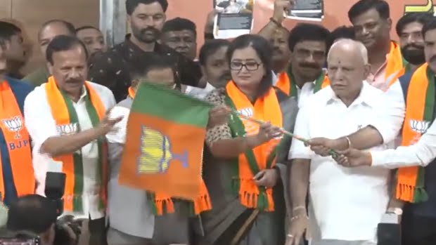 Lok Sabha Elections 2024: Ahead of polls, Mandya MP Sumalatha Ambareesh joins Bhartiya Janata Party