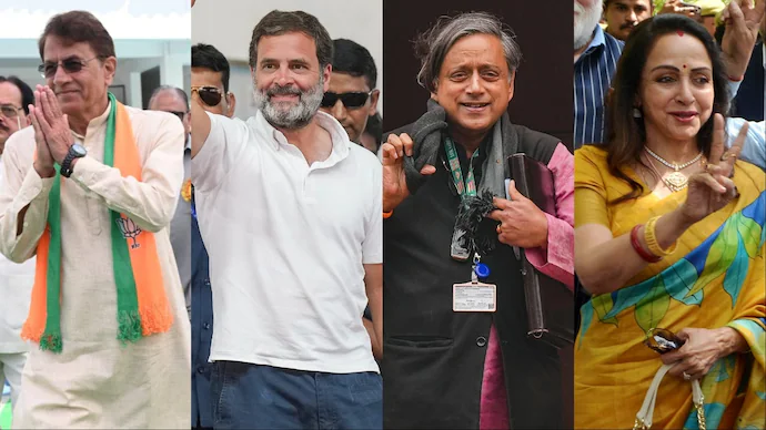 Key Contenders in Phase 2 of Lok Sabha Elections 2024: Rahul Gandhi, Shashi Tharoor, Hema Malini, and More