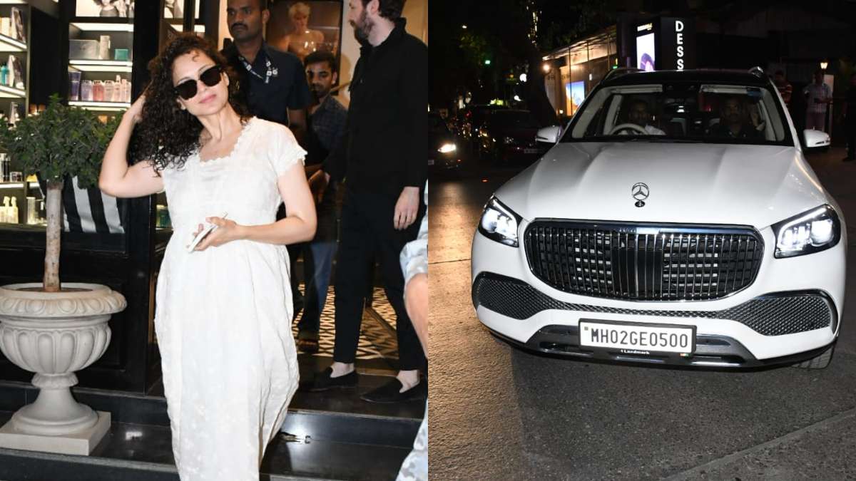 Kangana Ranaut Spotted in Mumbai Streets with New Mercedes Maybach