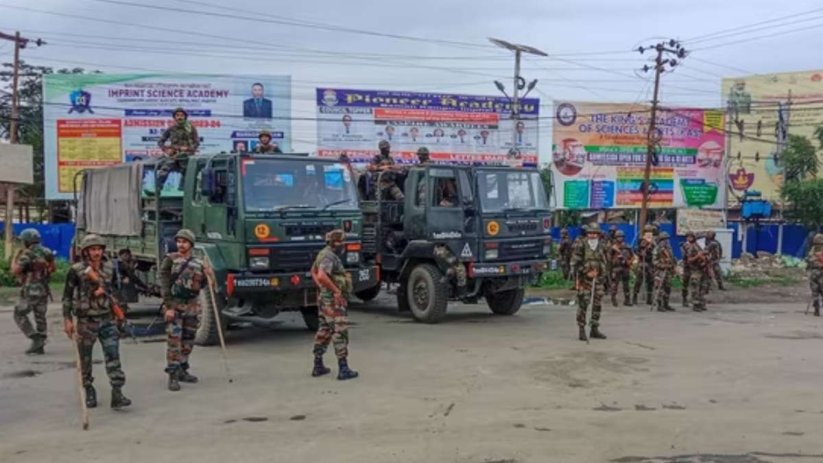 Manipur: Fresh gunfight reported in Imphal West district, houses damaged; Woman, children evacuated