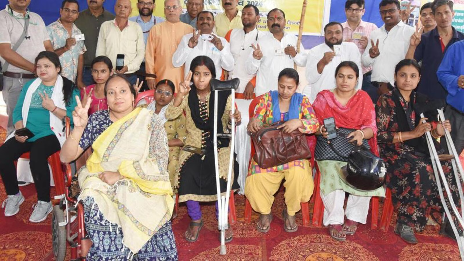 Noida’s Historic Vote from Home: Over 300 Seniors and Disabled Citizens Cast Ballots