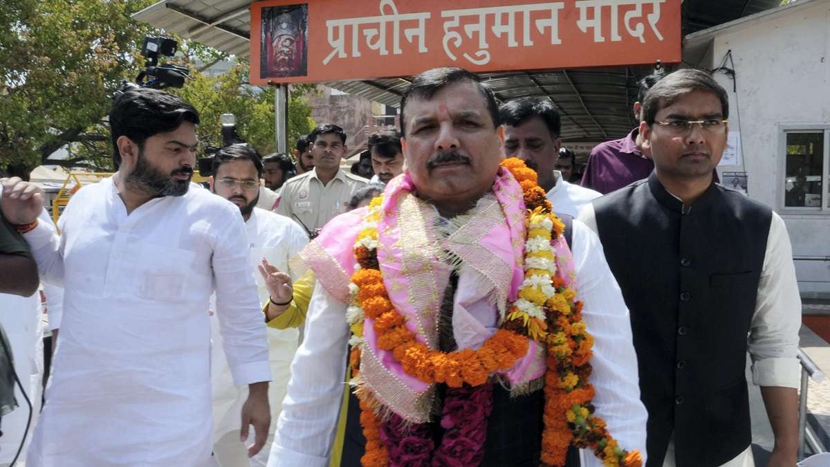 Sanjay Singh Accuses BJP of Delhi Liquor Policy Scam Post Jail Release