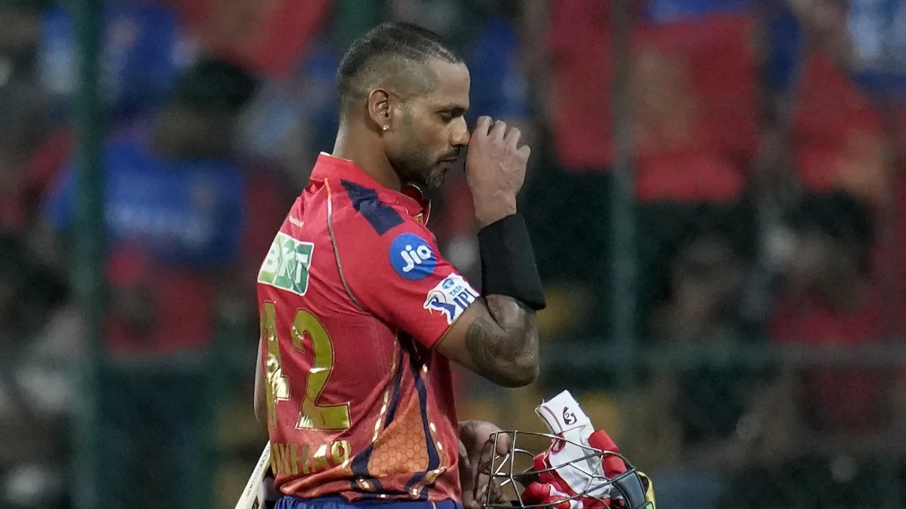Shikhar Dhawan to Miss Next Two Matches for Punjab Kings Due to Shoulder Injury