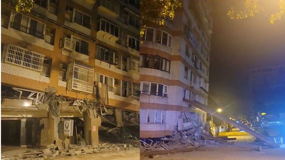 Series of 80 earthquakes shakes Taiwan, strongest is of 6.3 magnitude; Several buildings damaged