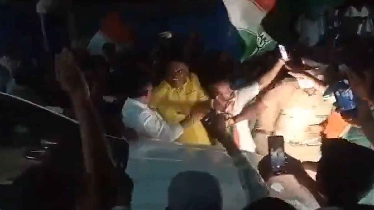 K’taka Deputy CM DK Shivakumar “slaps” Congress worker during election campaign, BJP condemns | Video