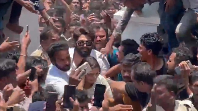 During Andhra Pradesh campaign, a case registered against Tollywood actor Allu Arjun for poll code violation