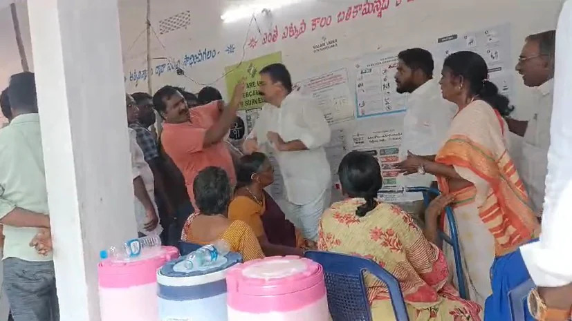 Andhra Pradesh MLA Slaps Voter in Polling Queue, Viral Video Sparks Outrage
