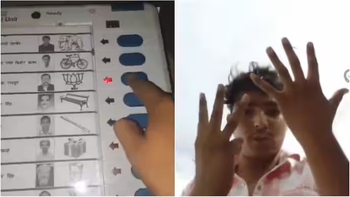 UP Man Arrested After Viral Video Shows Him Voting for BJP Candidate 8 Times