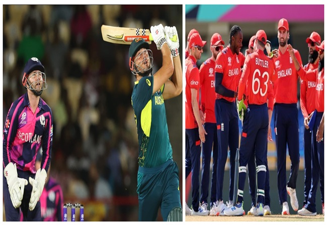 SCO vs AUS Highlights: Australia Beats Scotland by 5 wickets, England Reaches Super 8