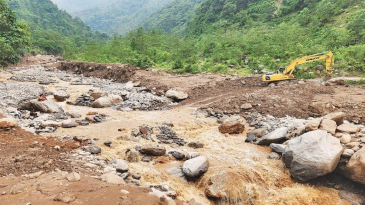 Four of family killed after heavy rainfall triggers floods, landslides in Taplejung district, Nepal