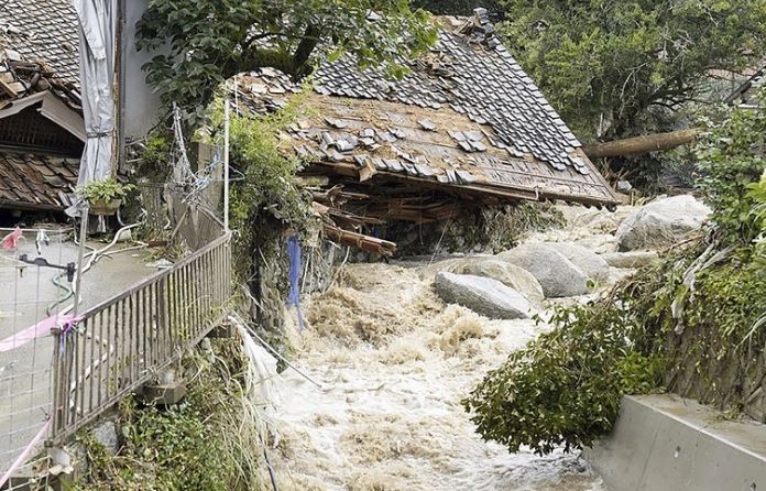 Japan heavy rains: Floods and landslides in Japan forced hundreds of people to take shelter