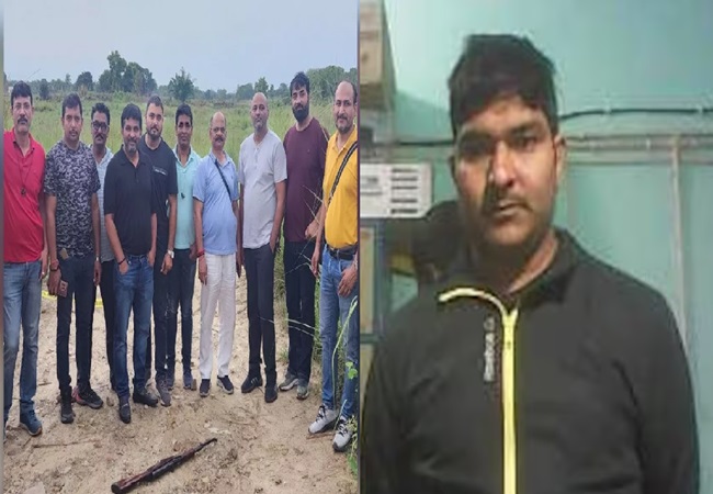 Jaunpur Encounter: Criminal Monu Chavanni Killed, AK-47 and pistol recovered