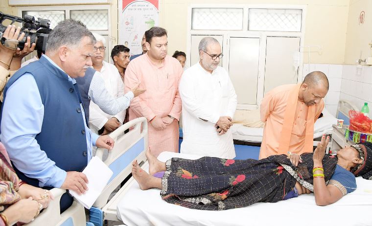 UP CM Yogi reaches Hathras to meet victims, says – government stands with injured and their kin