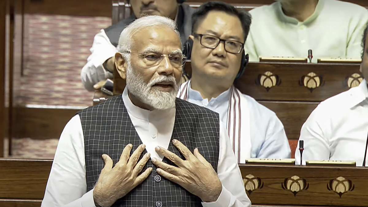 PM Modi Criticizes Congress in Rajya Sabha Amid Opposition Walkout